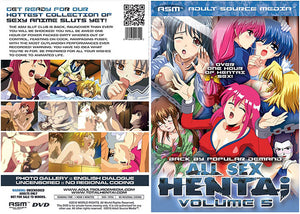 All Sex Hentai 5 ASM - Anime Sealed DVD - Active Still in Production