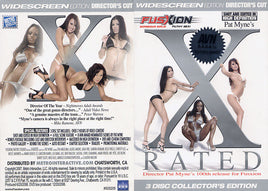 Pat Myne's X Rated (3 Disc Set) Fusxion Sealed DVD Discontinued Out of Print Added 10/29/24