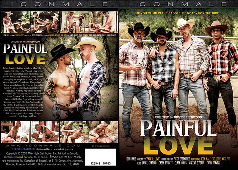 Painful Love Icon Male Sealed DVD - Added 9/15