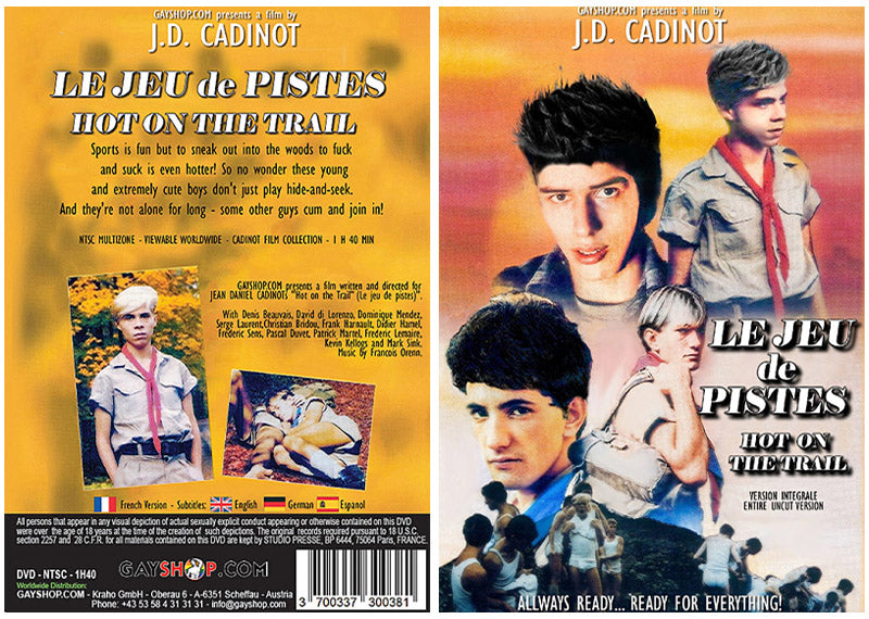 Le Jeu de Pistes (Hot On The Trail) Cadinot - Classic Gay Sealed DVD Active, Still in Production