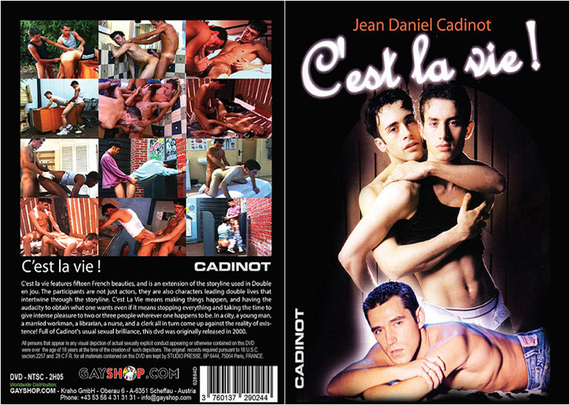 C'est La Vie Cadinot - Classic Gay Sealed DVD Active, Still in Production