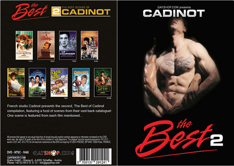 The Best Scenes Of Cadinot 2 Cadinot - Classic Gay Sealed DVD - Added 9/15