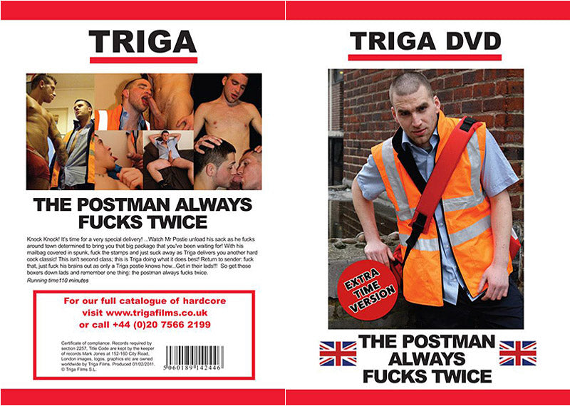 The Postman Always Fucks Twice Triga Films - Gay Sealed DVD Active, Still in Production