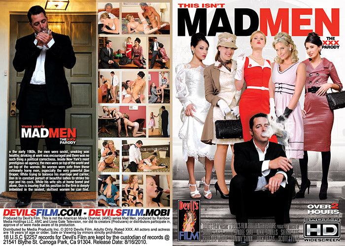 This Isn't Mad Men: The XXX Parody Devils Film - Parody Sealed DVD - Active Still in Production