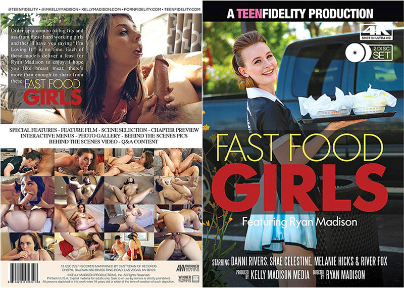 Fast Food Girls (2 Disc Set) Porn Fidelity - Feature Actve, Still in Production - Sealed DVD