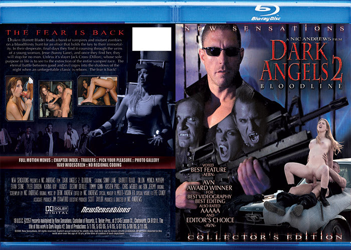 Dark Angels 2 (Blu-Ray) Digital Sin Blu-Ray Actve, Still in Production - Sealed DVD