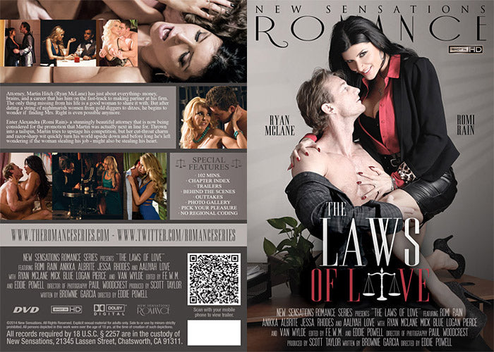 The Laws Of Love New Sensations - Romance Sealed DVD January Special