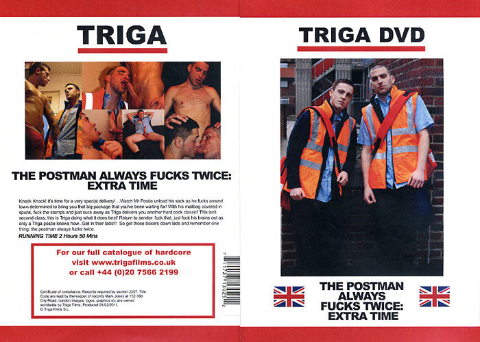 The Postman Always Fucks Twice: Extra Time Triga Films - Gay Sealed DVD Active, Still in Production