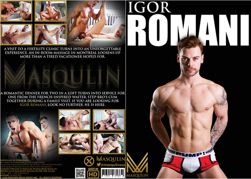 Igor Romani Masqulin - Gay Sealed DVD - Added 9/15