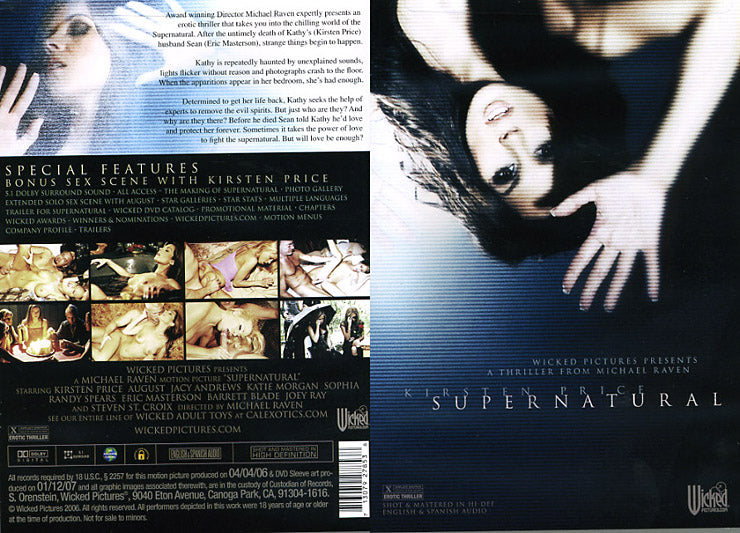 Supernatural Wicked - Feature Actve, Still in Production - Sealed DVD