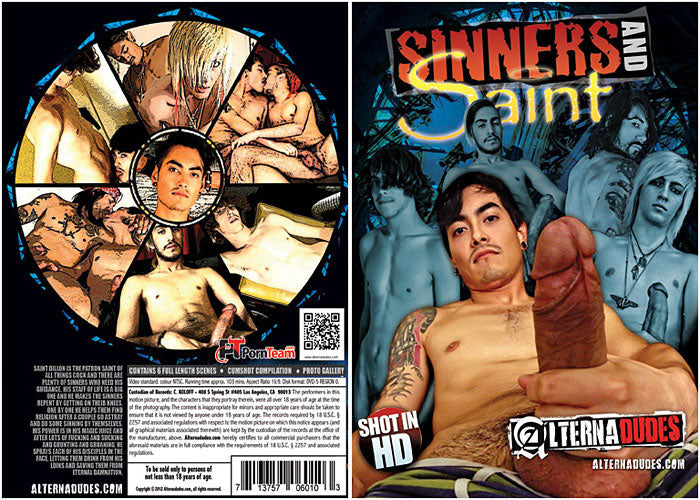 Sinners And Saint Alterna Dudes - Gay Actve, Still in Production - Sealed DVD