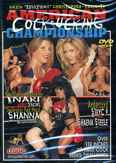 American Cocksucking Championship 1 Pussyman - Gonzo Recently Reprinted DVD in Sleeve (Discontinued)