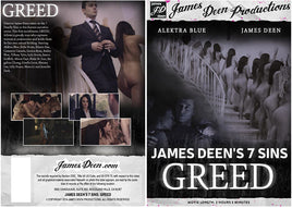 James Deen's 7 Sins: Greed James Deen - Gonzo Sealed DVD (Active DVD, Still in Print) December Special