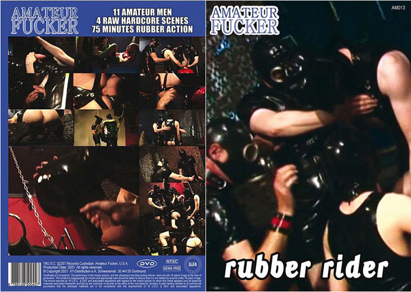 Rubber Rider Amateur Fucker - Gay Actve, Still in Production - Sealed DVD