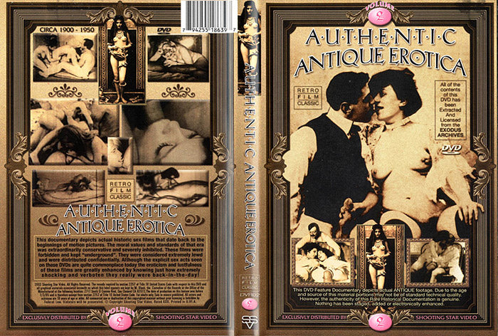 Authentic Antique Erotica 2 Shooting Star - Specialty Sealed DVD Active, Still in Production