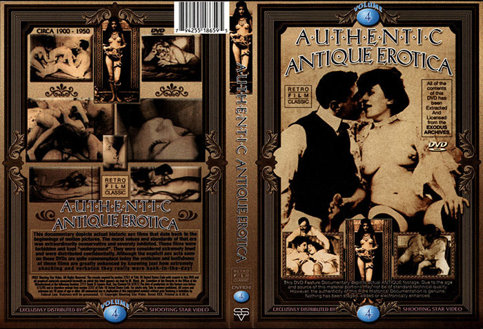 Authentic Antique Erotica 4 Shooting Star - Specialty Actve, Still in Production - Sealed DVD