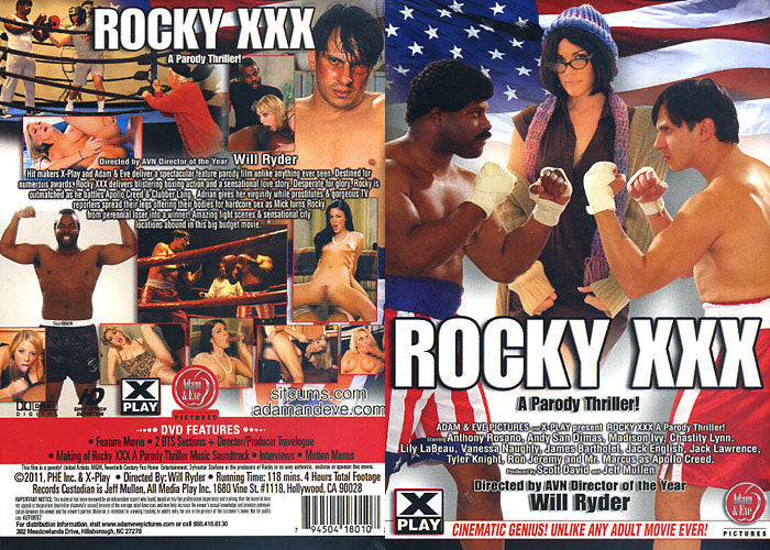 Rocky XXX: A Parody Thriller X Play - Parody Actve, Still in Production - Sealed DVD