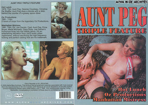 Aunt Peg Triple Feature Alpha Blue Archives Sealed DVD - Active Still in Production