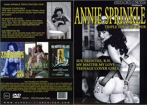 Annie Sprinkle Triple Feature 4 Alpha Blue Archives Sealed DVD - Active Still in Production