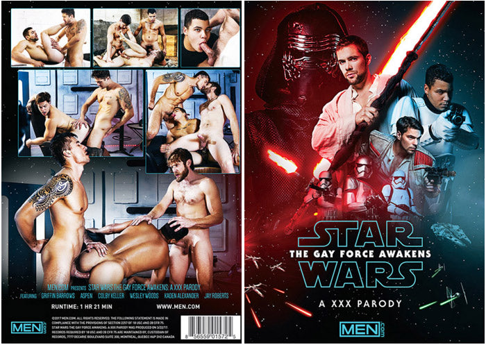 Star Wars The Gay Force Awakens: A XXX Parody Men.com - Parody Sealed DVD - Added 9/15