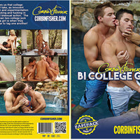 Bi College Guys 1 Corbin Fisher - Bisexual Sealed DVD - Active Still in Production