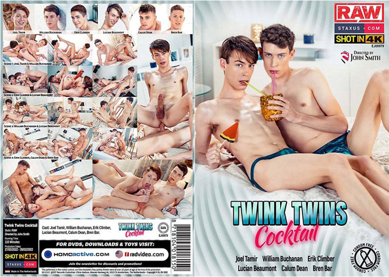 Twink Twins Cocktail Gay Mix - 2022 Sealed DVD Active, Still in Production