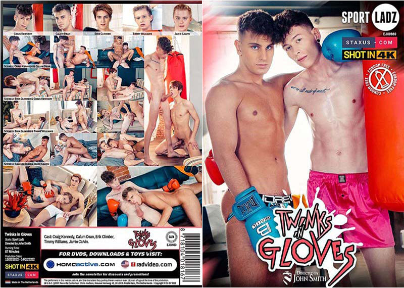 Twinks 'N Gloves Gay Mix - 2022 Actve, Still in Production - Sealed DVD