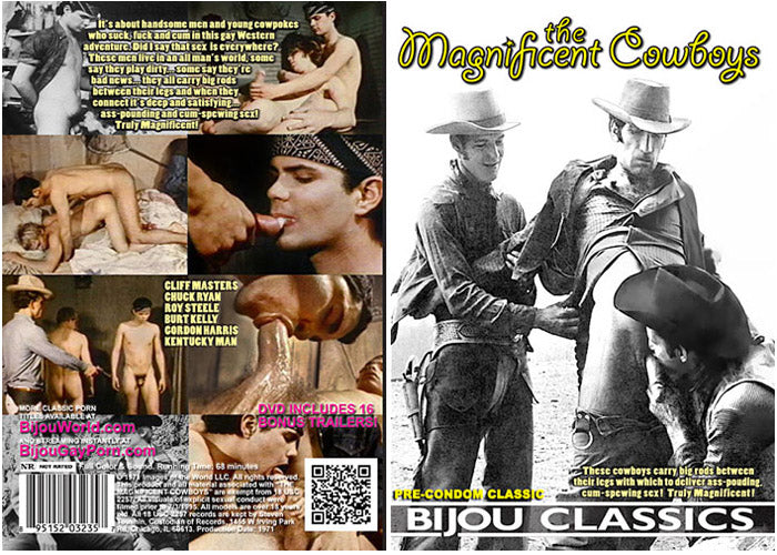 The Magnificent Cowboy Bijou - Classic Gay Sealed DVD - Added 9/15