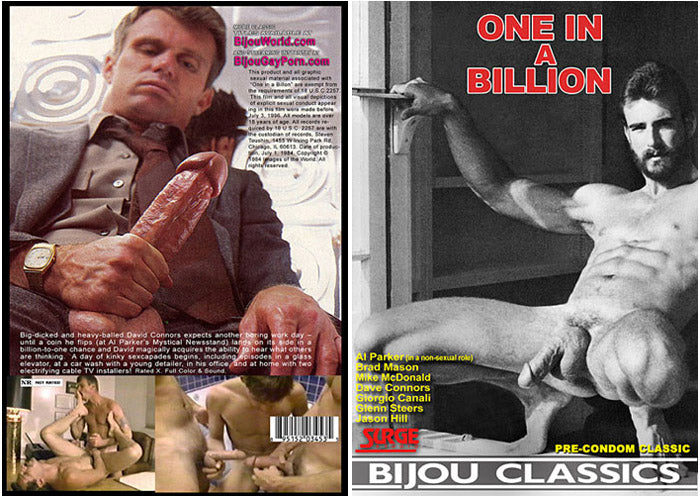 One In A Billion Bijou - Classic Gay Actve, Still in Production - Sealed DVD