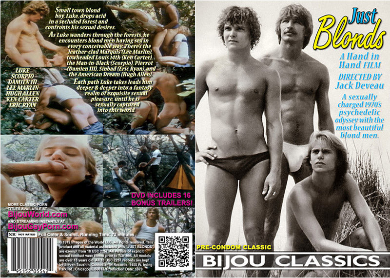 Just Blonds Bijou - Classic Gay Sealed DVD - Added 9/15