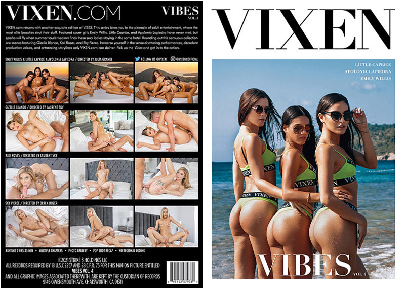 Vibes 4 Vixen - All Sex Actve, Still in Production - Sealed DVD