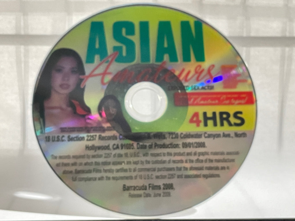 Asian Amateurs - 4 Hour Asian DVD in Sleeve No Artwork