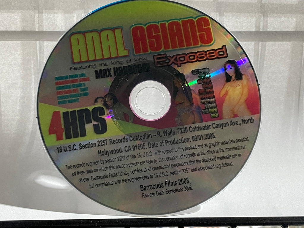 Anal Asians Exposed - 4 Hour Asian DVD in Sleeve No Artwork