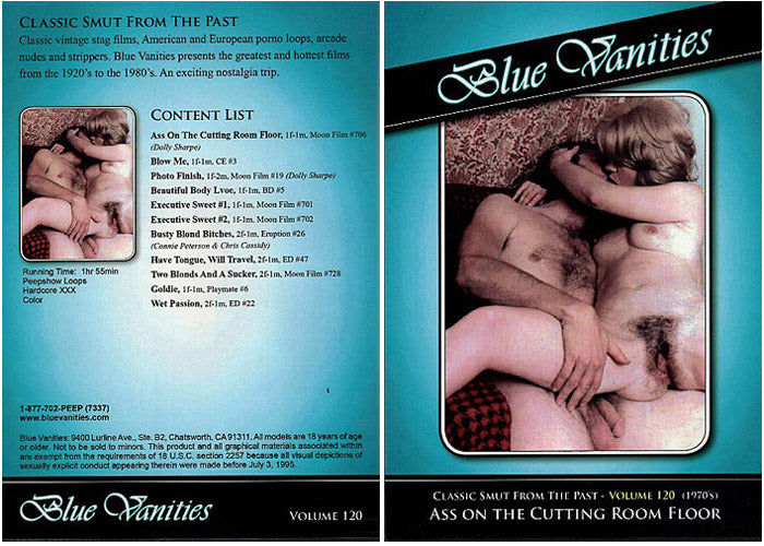 Peepshow Loops 120: 1970's Blue Vanities - Classic Sealed DVD January Special