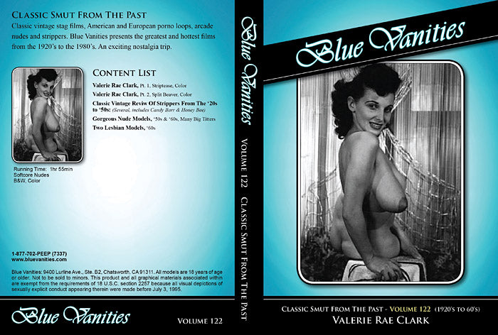 Softcore Nudes 122: 20's to 60's Blue Vanities - Classic Sealed DVD January Special