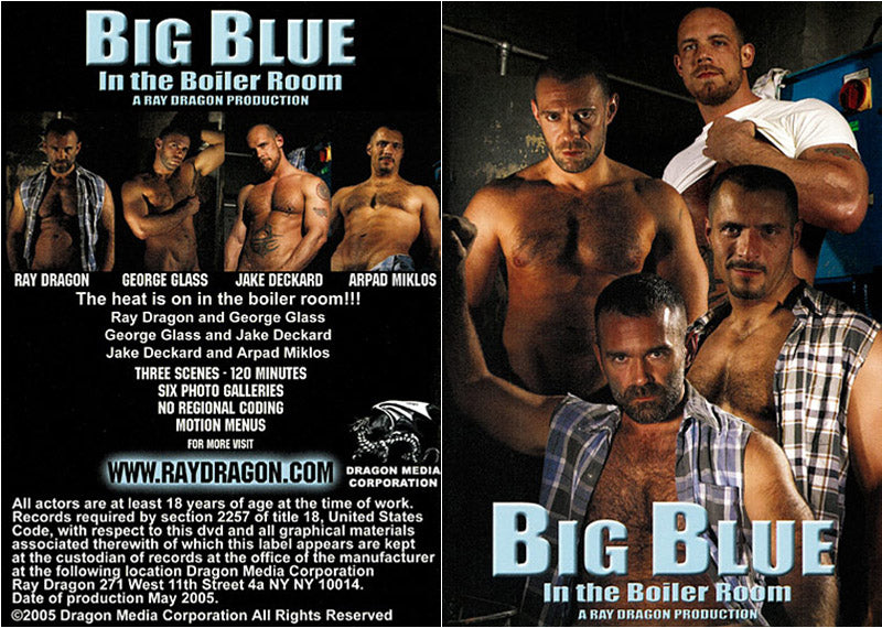 Big Blue In The Boiler Room Dragon Media - Gay Sealed DVD Studio Special February