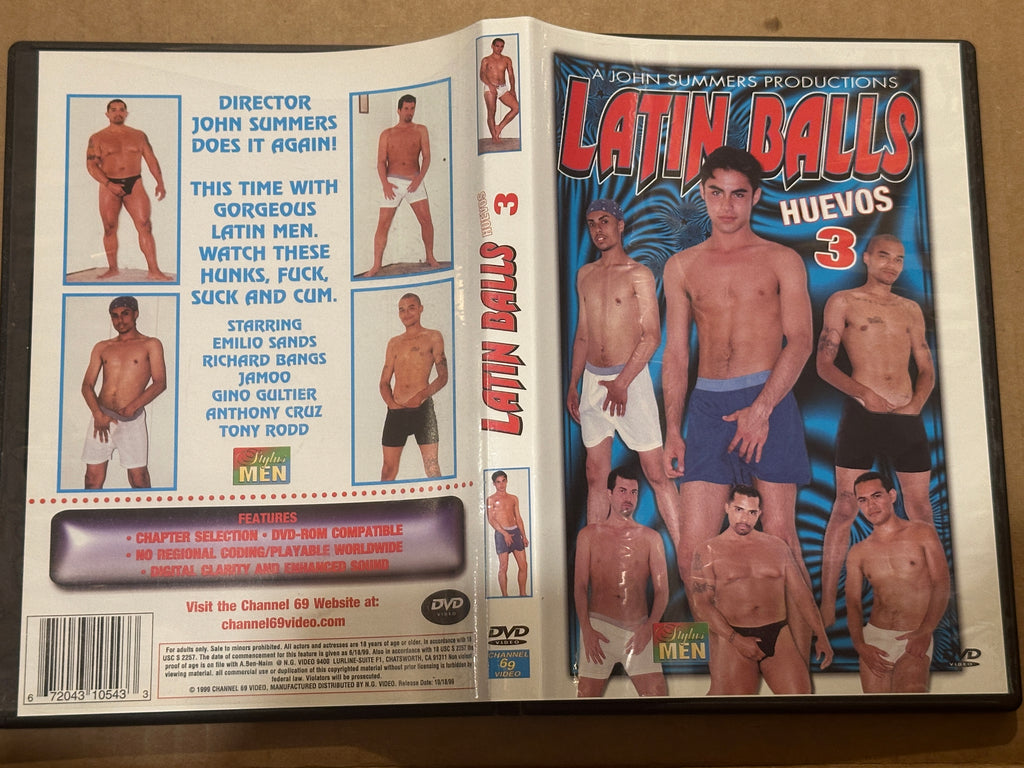 Latin Balls 3 Gay DVD - Recently Reprinted DVD in Sleeve | QuickDVDdelivery