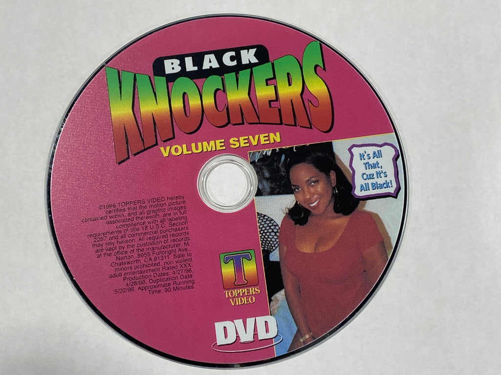 Black Knockers #7 Classic All Black Porn DVD in Sleeve (Rare) |  QuickDVDdelivery Adult DVDs