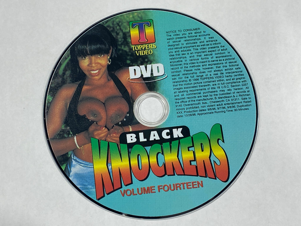 Black Knockers #14 Classic All Black Porn 70 minute Original DVD in Sl | QDD