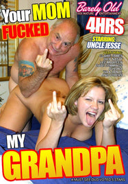 Your Mom Fucked My Grandpa - 4 Hour Barely Old DVD in Sleeve